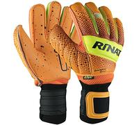 Rinat Kancerbero Quantum Spine Turf, Guanto del Portiere Unisex Bambini, Arancione/Giallo Neon, 4