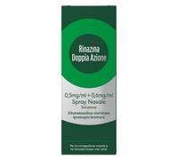 Rinazina Doppia Azione 0.5 mg / ml + 0.6 mg / ml Spary Nasale 10 ml