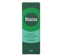 Rinazina Spray Nasale Decongestionante Raffreddore Sinusite, 15ml 15 m
