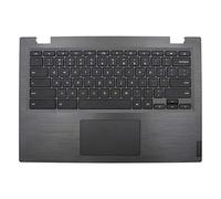 Rinbers Laptop Palmrest Upper Case Top Cover con US Non-Backlit Keyboard Touchpad Assembly Ricambio C Cover per Lenovo Chromebook 14 S345-14AST 81WX 14e 81MH 5CB0S95246