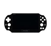 Rinbers Nero Frontale Display LCD Touch Screen Panel Digitizer Assembly con Telaio Combo Ricambio per Playstation PS Vita 2000 PSV 2000 PCH-2000