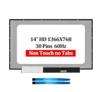 Rinbers Pannello LCD non touch screen da 14 pollici HD 1366 × 768 30 pin opaco display a LED di ricambio per HP Pavilion 14-CF 14S-CF 14-DF 14-DK 14Z-DK per Samsung Chromebook 14 XE345XDA XE340XDA