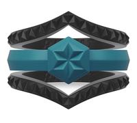 Rinfit Set di fedi nuziali da donna in silicone progettate per anelli sottili e impilabili. Confezione da 3 e 4 pezzi. Convenienti, confortevoli, morbide, in gomma senza metallo. Ricambio durevole per