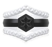 Rinfit Set di fedi nuziali da donna in silicone progettate per anelli sottili e impilabili. Confezione da 3 e 4 pezzi. Convenienti, confortevoli, morbide, in gomma senza metallo. Ricambio durevole per