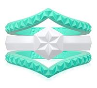 Rinfit Set di fedi nuziali da donna in silicone progettate per anelli sottili e impilabili. Confezione da 3 e 4 pezzi. Convenienti, confortevoli, morbide, in gomma senza metallo. Ricambio durevole per