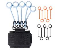 Rinforzante per le dita - Esercitatore per estensori della mano | Pinza per allenamento con le dita per esercizi, chitarra, arrampicata su roccia - Resistenza regolabile 40Lb 60Lb 75Lb, impugnatura po