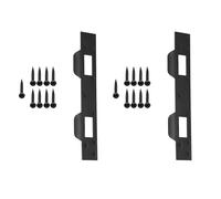 Rinforzante per porta in acciaio rinforzato, piastra a doppio foro con rivestimento antiruggine, adatta per porte in legno/metallo (119 Chars)