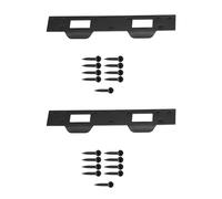 Rinforzante per porte in acciaio rinforzato, piastra a doppio foro con rivestimento antiruggine, per porte in legno/metallo (119 Chars), rinforzo antiruggine