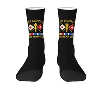 Rinforzati Calzini da Lavoro, Us Army Signal Corps Korean War Veteran, Sportivi Calze Morbido Calzini per Uomo Outdoor 40cm