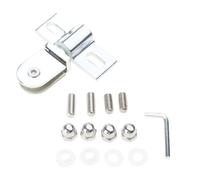 Rinforzato Lega Doccia Porta Clip Snodi Cerniere per 8 12mm Spesso Vetro Panel