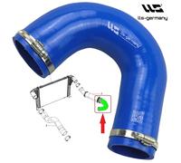 Rinforzato Silicone Aspirazione per Jeep Cherokee IV ( Kk ) 2.8CRD 55037791AD