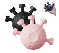 Rinforzatore for la presa delle dita, nuovo attrezzo for rinforzare la presa delle mani del 2025, strumento for rinforzare le dita(2 pezzi)(Black+Pink)