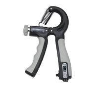 Rinforzatore per la presa, Espansore carpale con pinza for dita a molla regolabile for esercizi manuali numerabili a forma di R(GRAY)