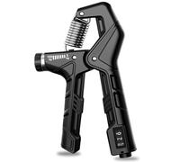 Rinforzatore regolabile per impugnatura della mano, pinza per avambraccio, attrezzo per esercizi con contatore e resistenza regolabile da 5 a 99,8 kg, per atleti musicisti, recupero da lesioni al