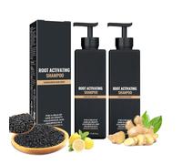 Rinforzi lo shampoo della radice dei capelli, lisci il forte shampoo di condizionamento di riparazione, capelli densi che lisciano lo shampoo,100ml/3.38fl.oz una bottiglia (2Pcs)