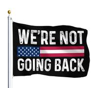 Rinforzo Bandiera Pirati We'Re Not Going Back Bandiere Resistente Allo Scolorimento Flag Per All'Aperto Balcone Bar 90X150Cm