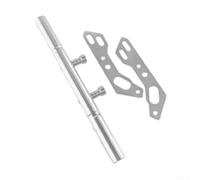 Rinforzo Manubrio per moto per cross 7/8" Urto Rinforzo Manubrio(silver) | Design regolabile multi angolo, adattabile a per vari scenari, migliora controllo guida, finitura CNC precisa