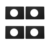 Rinforzo per foro di bloccaggio della porta, facile da usare, manopola e catenacci piastra di rinforzo per riparazione sicura ed estetica di riempimento fori di bloccaggio