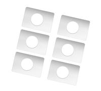 Rinforzo per foro di bloccaggio della porta, facile da usare, pomello e catenacci piastra di rinforzo per riparazione sicura ed estetica