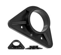 Rinforzo per lavello, 1 pezzo, nero, in ABS, misura standard con foro interno Ø 36,5 mm, stabilizzatore per lavelli in acciaio inox a parete sottile