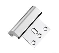 Rinforzo per porta compatibile con la maggior parte dei set di serrature preinstallati, fornisce una barriera fisica aggiuntiva senza cambiare il funzionamento della porta (argento)