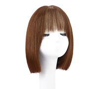 Rinfrescante corte diritte dei capelli umani parrucca corta del caschetto con la frangia parrucca di modo del taglio smussato parrucche nere corte per i capelli umani delle donne nere Regolabile