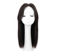 Rinfrescante diritte lunghe parrucche anteriori del merletto dei capelli umani parrucche diritte nere naturali per le donne nere parrucca diritta parte centrale dei capelli umani Regolabile