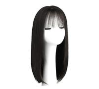 Rinfrescante diritte lunghe parrucche anteriori del merletto dei capelli umani parrucche diritte nere naturali per le donne nere parrucca diritta parte centrale dei capelli umani Regolabile