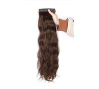 Rinfrescante Lunghe Estensioni Dei Capelli Ondulati Clip Nelle Estensioni Dei Capelli Veri Capelli Umani Traceless Invisibile 3 pz Capelli Estensioni Nere Parrucche Dei Capelli Umani Regolabile