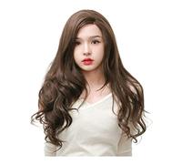 Rinfrescante Parrucche frontali in pizzo Parrucca leggera con fascia per capelli Parrucche morbide in fibra resistente al calore Capelli ricci lunghi per parrucche da indossare ogni giorno Regolabile