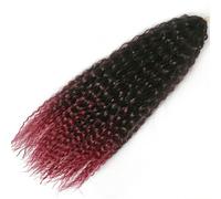 Rinfrescante Parrucche lunghe Parrucche intrecciate all'uncinetto Parrucche ricci multicolori ondulate morbide Estensioni dei capelli sintetici per le donne Usano parrucche piene Regolabile