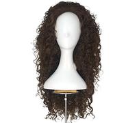 Rinfrescante Parrucche ondulate Lunghe arancio Princess Parrucche sintetiche al calore Parrucche per cosplay di Halloween per ragazze Parrucche da spettacolo per feste Regolabile