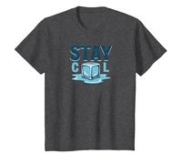 Rinfresco Estivo Stay Cool Melting Ice Cube Maglietta, Bambini, Grigio Scuro, 6 Anni