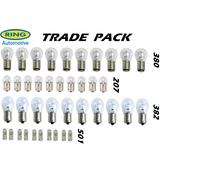 Ring Automotive Trade Pack 380 x 10, 382 x 10, 207 x 10, 501 x 10 'E' 12V