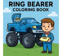 Ring Bearer Coloring Book: Transportation Ring Bearer Theme boy gift