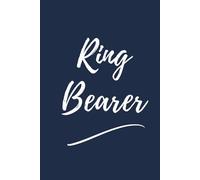 Ring Bearer Journal: Navy Lined Notebook for Wedding Day