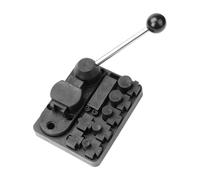 Ring Bending Tool, Jewelry Machine Machine, 14.8x12x2cm Press with Mold, Reusable Steel Wire Bender, Shaping Plier with Manual Style, Bracelet Crafting for Silversmithing Hobbyist