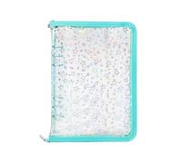 Ring Binder - Clear Plasticc Folders | A5 Sticker Collecting Book, Zipper Sticker Collecting Book, Refillable Binder Organizer, Folder Organizer For Journal Cards Tickets Receipts Office Business