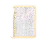 Ring Binder - Clear Plasticc Folders | A5 Sticker Collecting Book, Zipper Sticker Collecting Book, Refillable Binder Organizer, Folder Organizer For Journal Cards Tickets Receipts Office Business