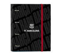 Ring Binder F.C. Barcelona Black 27 X 32 X 3.5 Cm NUOVO