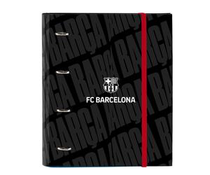Ring Binder F.C. Barcelona Black 27 X 32 X 3.5 Cm NUOVO