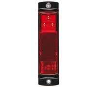 Ring BL501RB Luce LED 12V/24V Posteriore/Catadiottro, Rosso