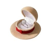 Ring Box - 2.2x1.5 Inches, Jewelry Organizer Secure Holder Elegant Display | Compact Travel Friendly Proposal Storage, Wedding Ring Case For Proposal, Engagement, Valentine’s Day, Birthday, Ceremony