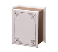 Ring Box Organizer - Book Shape Jewelry Case Magnetic Closure Compact Design, elegante anello da viaggio, accessorio protettivo con morbido velluto interno per gioielli sicuri