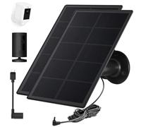 Ring - Caricatore per pannello solare per fotocamera, compatibile con batteria Ring Stick Up Cam, Ring Spotlight Plus/Pro, impermeabile 4w6v (confezione da 2)