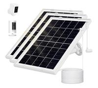 Ring - Caricatore per pannello solare per fotocamera, compatibile con Stick Up Cam, Stick Up Cam Pro, Spotlight Cam Plus/Pro, 7W5V, resistente alle intemperie (confezione da 3)