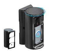 Ring Chime Supporto di Sicurezza da Parete | senza Foratura e Wireless per Videocitofono Casa Commerciale Inquilini Garage Ingresso Sicurezza Famiglia