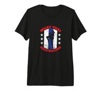 Ring Control per la Muay Thai Kickboxing Maglietta Premium