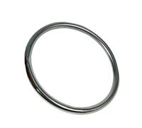 Ring da Allenamento Wing Chun in Acciaio Inox Argento 1 Pezzo | Anelli Wing Chun, Anelli da Combattimento, Atmosfera Estiva, Scuola e Giardino