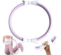 Ring di Pilates, Allenamento ad Anello di Yoga da 15 Pollici a casa Pilates Equipment Women Fitness Workout Anelli con Impugnatura a Doppia Faccia per tonificare Le Cosce Interne ed Esterne, Style 2